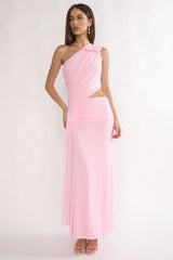 Out Loud Cut-Out Drape Maxi Dress Cheek