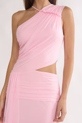 Out Loud Cut-Out Drape Maxi Dress Cheek