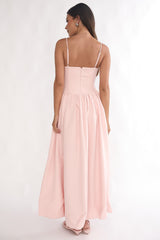 I'm Yours High-Low Hem Maxi Dress Pink