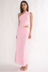 Out Loud Cut-Out Drape Maxi Dress Cheek