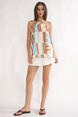 Chichi Halter Top Print Butter